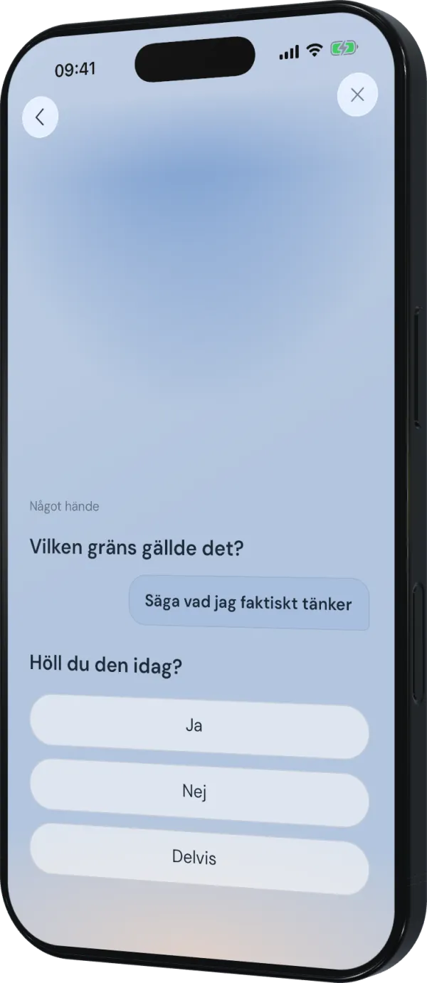 En guidad avstämning efter en gräns